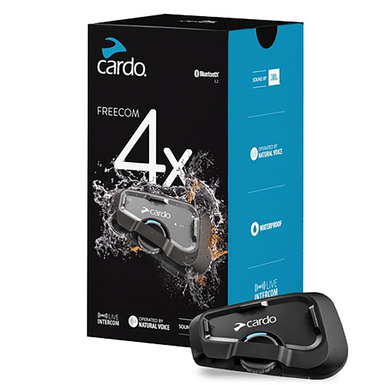 Cardo FREECOM4➕ Scala Rider | CARDO FREECOM 4X INTERCOM SOLO | Webbs