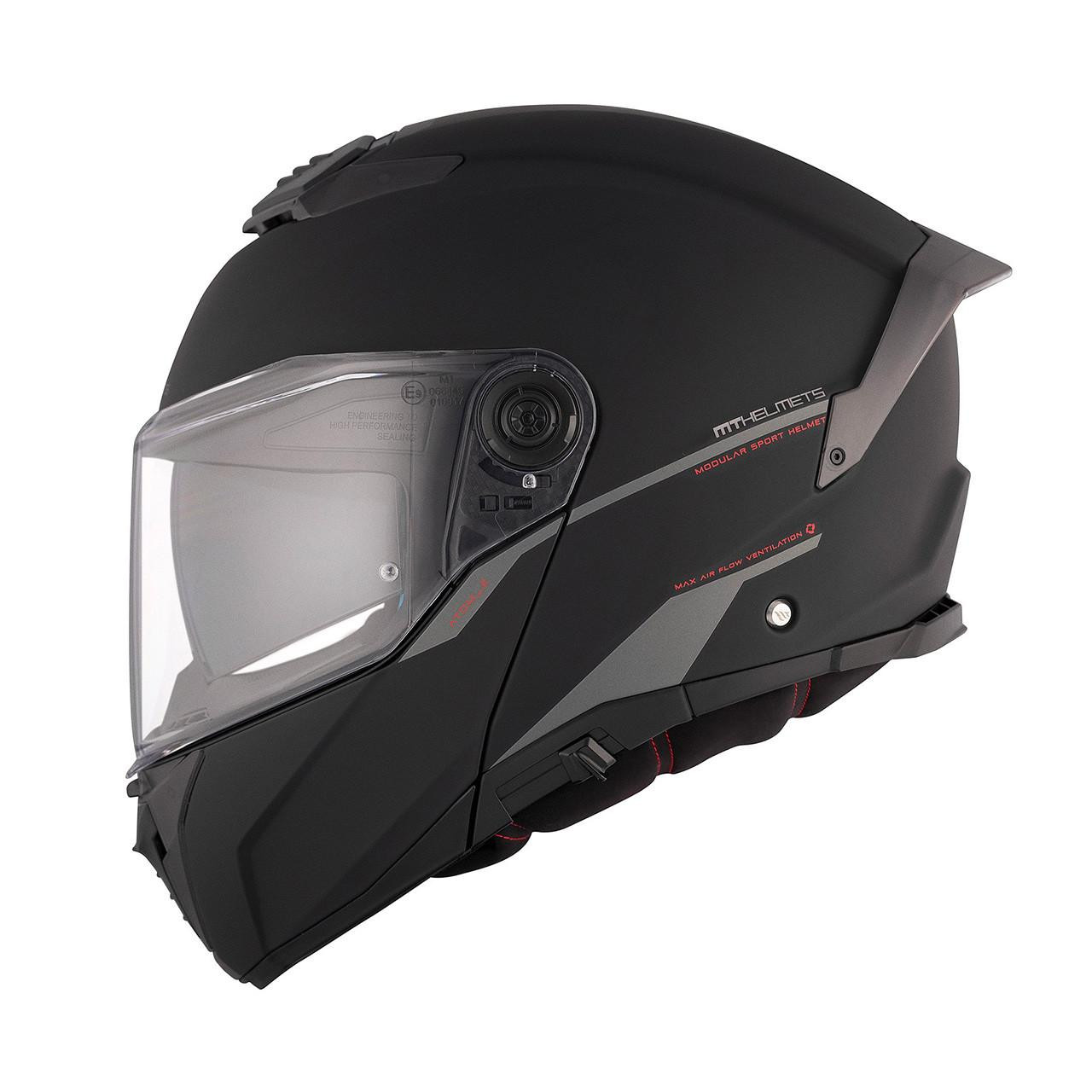 mt axxis atom helmet Helmets 2 SV Solid A0 Gloss White Regina Specialties It accommodates the UCS Bluetooth intercom system (sold separately) MT | Atom 2 Solid