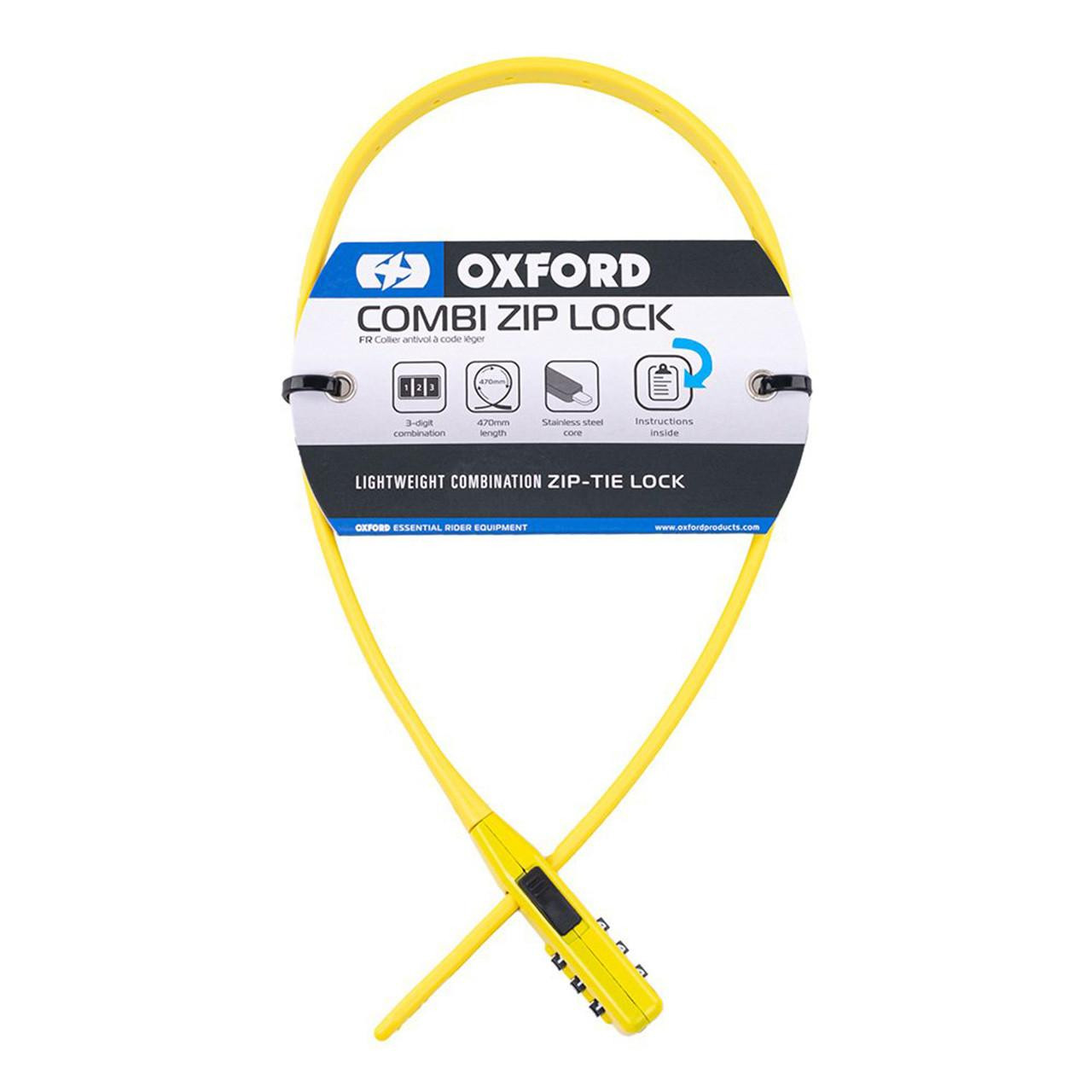 Oxford | Combi Zip Lock Yellow | Webbs