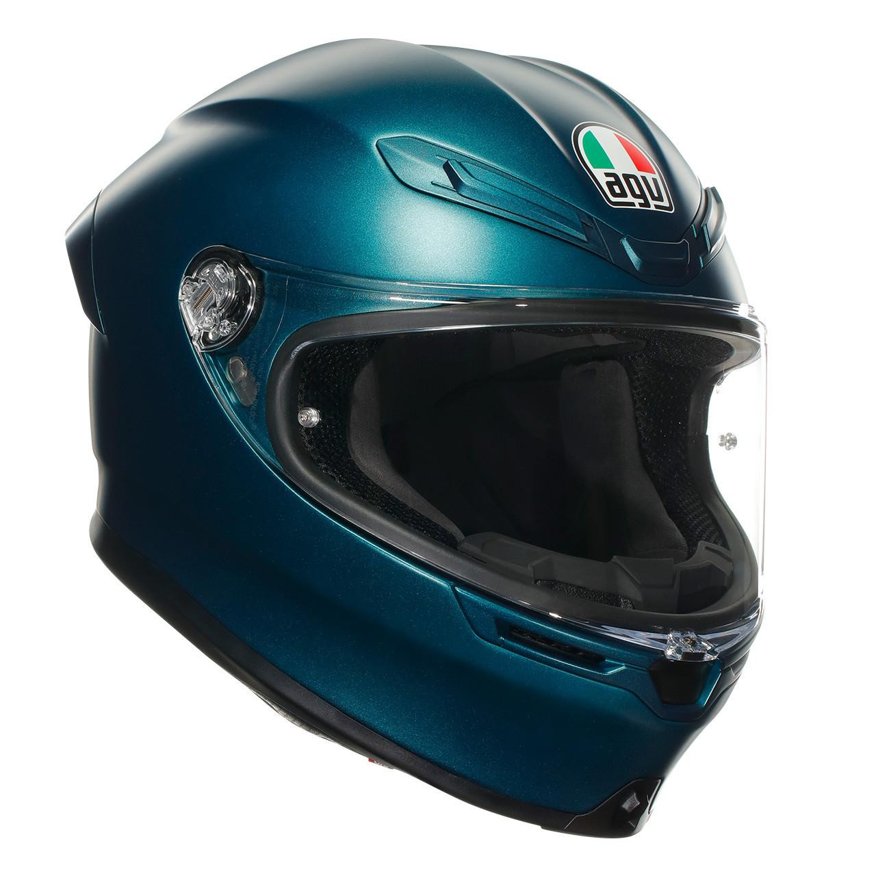 AGV K6-S PLAIN PETROLIO BLUE Webbs