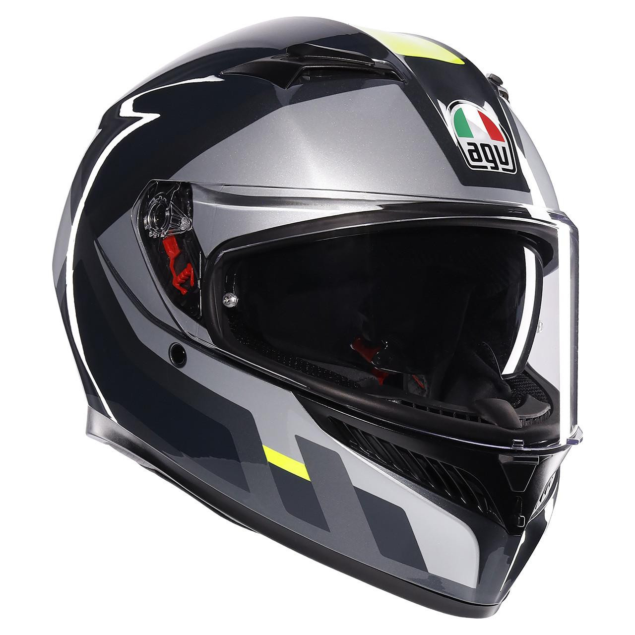 Red Agv K5 S Matt Black AGV K3 Shade Full Face Helmet Grey Webbs