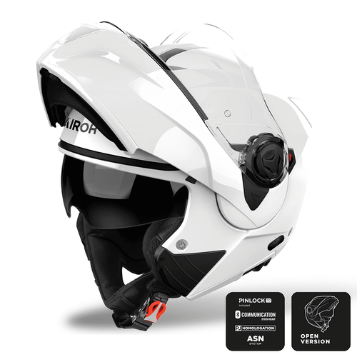AIROH SPECKTRE FLIP-FRONT HELMET - GLOSS WHITE | Webbs