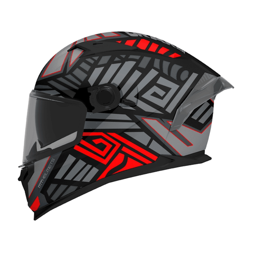  MT BRAKER SV ZEBRA – MATT BLACK / RED – FULL FACE 