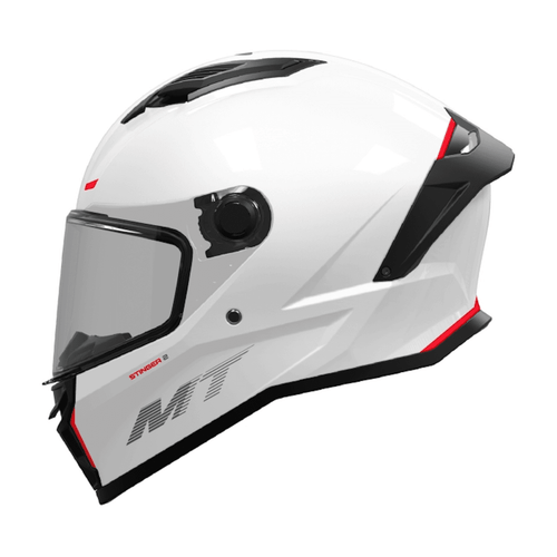 MT STINGER 2 – WHITE GLOSS – FULL FACE