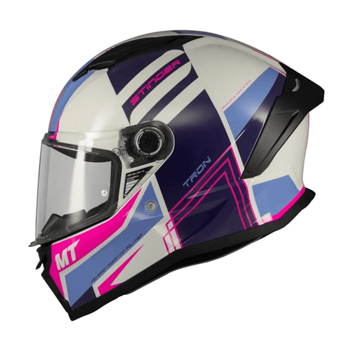  MT STINGER 2 TRON – PINK / PURPLE – FULL FACE 