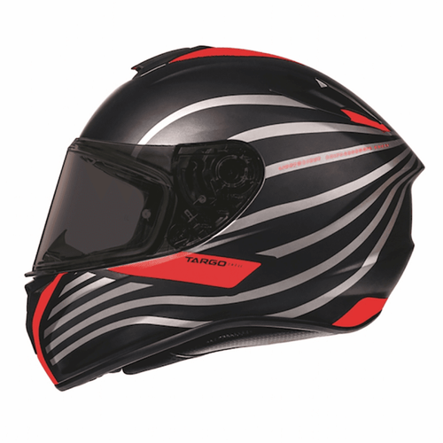  MT TARGO DOPPLER – BLACK / RED MATT – FULL FACE 