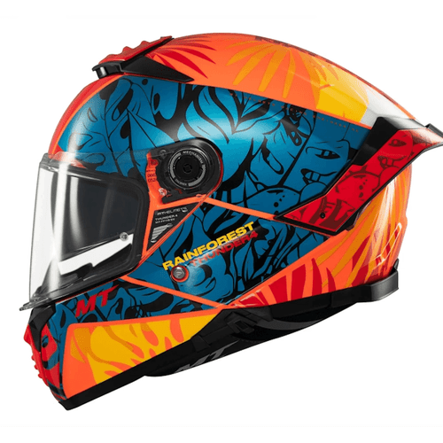  MT THUNDER 4 SV RAINFOREST – ORANGE – FULL FACE 