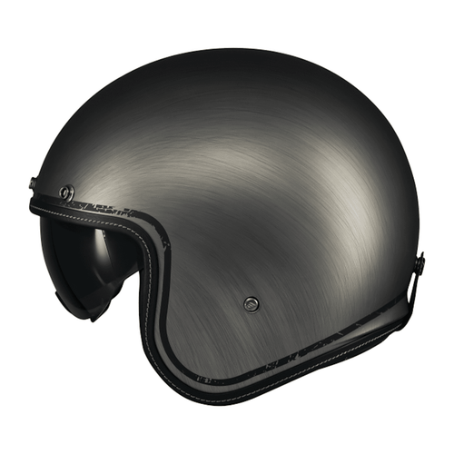  MT LE MANS 2 SV S SCRATCHED CHROME – GREY – OPEN FACE 