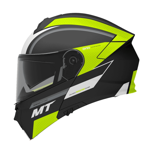  MT GENESIS SV CAVE – BLACK / FLUO YELLOW – FLIP UP 