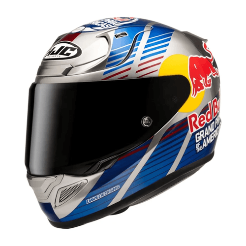  HJC RPHA 12 RED BULL AUSTIN GP 2 – WHITE / RED / BLUE – FULL FACE 