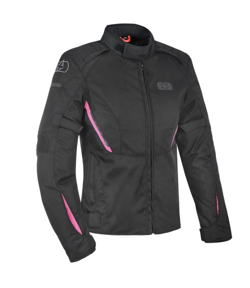 OXFORD LADIES IOTA TEXTILE JACKET BLACK/PINK