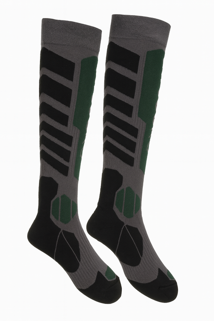 VENTI  SOCKS – GREY/GREEN
