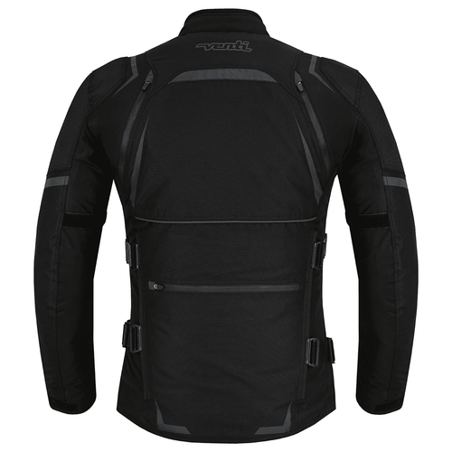 Mens Motorcycle Jackets | Venti Channel 2.0 Jacket Black | Webbs