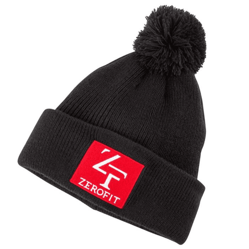 ZEROFIT BOBBLE HAT BLACK   at Webbs Motorcycles