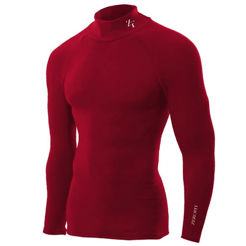 ZEROFIT ULTIMATE HEATRUB BASELAYER LS RED   at Webbs Motorcycles
