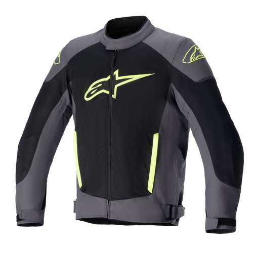 ALPINESTARS T-SP X SUPERAIR JACKET – TAR GREY / BLACK / YELLOW FLUO