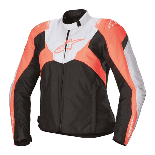 ALPINESTARS STELLA T-JAWS V4 WATERPROOF JACKET – BLACK / ICE GREY / FLUO   at Webbs Motorcycles ALPINESTARS STELLA T-JAWS V4 WATERPROOF JACKET – BLACK / ICE GREY / FLUO   at Webbs Motorcycles