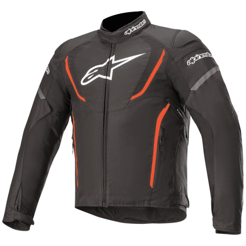ALPINESTARS T-JAWS V3 WATERPROOF JACKET – BLACK / RED / FLUO   at Webbs Motorcycles