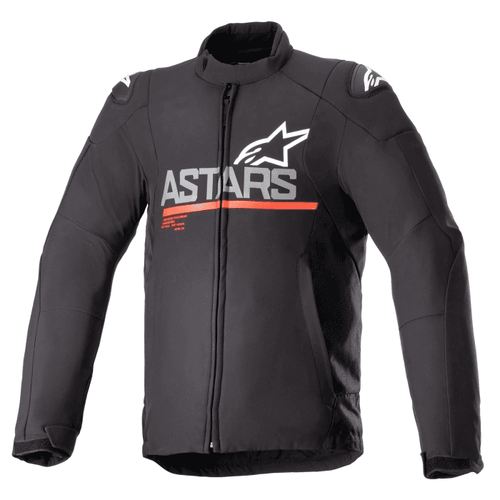 ALPINESTARS SMX WATERPROOF JACKET – BLACK / DARK GREY / BRIGHT RED   at Webbs Motorcycles