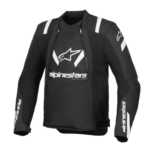 ALPINESTARS T-STUNT AIR MEN’S JACKET – BLACK / WHITE   at Webbs Motorcycles