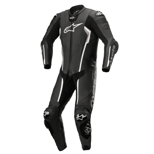 ALPINESTARS MISSILE V2 1-PIECE LEATHER SUIT – BLACK / WHITE   at Webbs Motorcycles