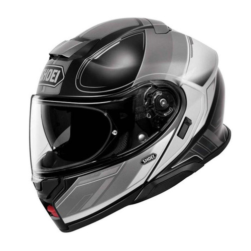 SHOEI NEOTEC 3 SHARPEN TC-5 HELMET – BLACK / GREY – FLIP FRONT   at Webbs Motorcycles