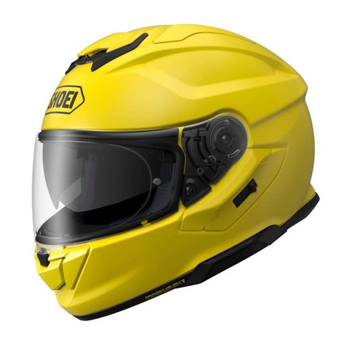 SHOEI GT-AIR 3 PLAIN HELMET – BRILLIANT YELLOW – FULL FACE   at Webbs Motorcycles