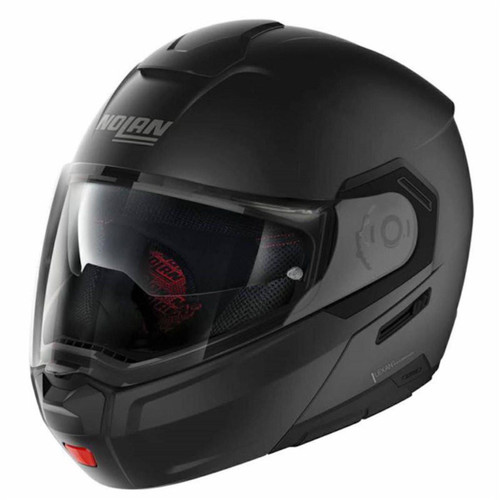 NOLAN N90-3 CLASSIC N-COM – MATT BLACK – FLIP FRONT   at Webbs Motorcycles