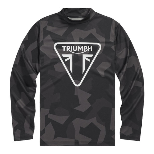 TRIUMPH RAPID DRY RACE TEE – BLACK / CAMO   at Webbs Motorcycles