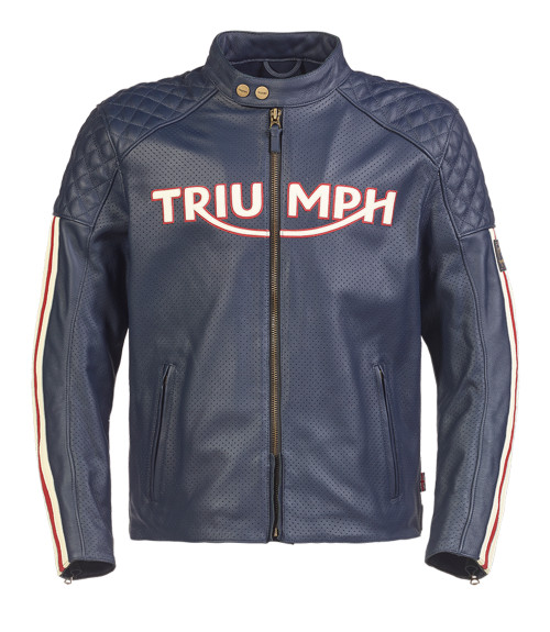 Triumph Mens Raven II Leather Jacket – World Of Triumph