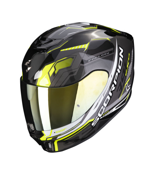 SCORPION EXO-391 HAUT FULL FACE HELMET YELLOW