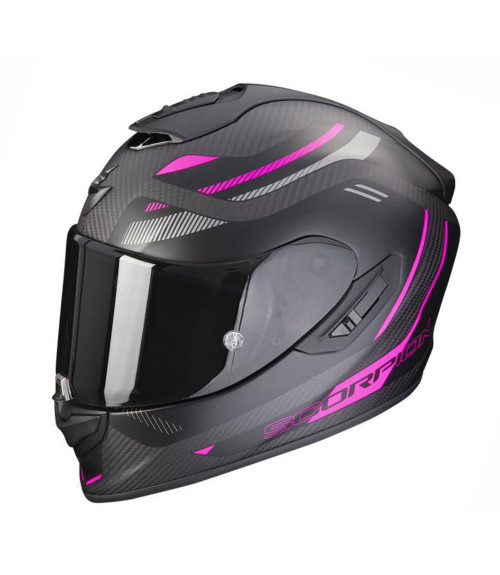 SCORPION EXO-1400 EVO CARBON KYDRA FULL FACE HELMET PINK