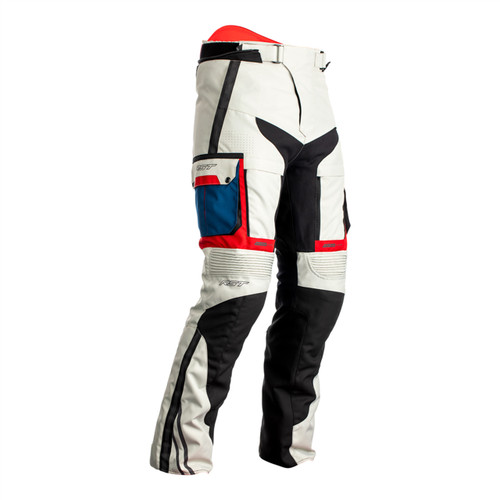 RST PRO SERIES ADVENTURE-X CE MENS TEXTILE TROUSER RED/BLUE/GREY