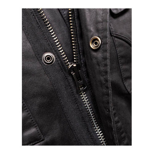 WAX  Back satin V jacket BLACK　Lサイズ Venti | Wax Wax Classic Black | Webbs
