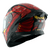  AXOR APEX VENOMOUS GLOSS BLACK RED FULL FACE HELMET 