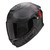 SCORPION AIR TECHLANE helmet, matte black, grey, and red with a sleek aerodynamic design, tinted visor, and additional free DK visor and Pinlock valued at £100.