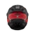 AXIS GHOSTFIGHTER SV MANIAC B5 motorcycle helmet in black, grey, and red matte with flip-up design, showcased at Webbs Motorcycles.