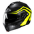 HJC C-91 NEPOS FLIP FRONT HELMET YELLOW   at Webbs Motorcycles