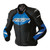 RST TRACTECH EVO D3O LEATHER JACKET BLACK/BLUE   at Webbs Motorcycles