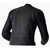 RST S1 D3O LEATHER JACKET BLACK, Black leather motorcycle jacket with protective padding and sleek design.