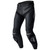 RST TRACTECH EVO D3O LEATHER PANTS BLACK / WHITE, motorcycle riding pants with protective armor, zipper details, and ergonomic design for safety and comfort.