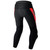 RST TRACTECH EVO D3O LEATHER PANTS BLACK/ FLO RED, motorcycle protective black leather pants with red and white accents, featuring reinforced knee and seat areas for safety.