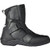 RST Axiom Mid CE Mens Waterproof Boots Black, image of a black waterproof motorcycle boot with ankle support, lace-up front, and rugged sole.