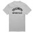 TRIUMPH DITCHLING BACK LOGO POCKET T SHIRT GREY MARL, front view of a grey marl T-shirt with black Triumph logotype and motorcycle branding on the back.