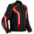 RST AXIS MENS TEXTILE JACKET BLACK/RED, black and red riding jacket with protective design, suitable for motorcycle riding.