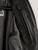 Venti Ace Leather Jacket Black, close-up of black leather motorcycle jacket with a zipper pocket and striped inner lining displayed at Webbs Motorcycles.