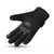 VENTI CITY H20 LIGHTWEIGHT GLOVE – BLACK, close-up of a black lightweight motorcycle glove with textured grip on fingertips and water-resistant features.