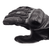 VENTI MAX SPORT GLOVES BLACK, close-up of black sporty motorcycle gloves with knuckle protection and adjustable wrist strap.