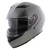 AGV K3 SOLID – MATT RODIO GREY – FULL FACE motorcycle helmet at Webbs Motorcycles, 3D side view of matte grey full face helmet with tinted visor and ventilation vents.