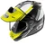 ARAI TOUR-X5 COSMIC – YELLOW – FULL FACE ADVENTURE Motorcycle Helmet, with a vibrant yellow, black, and white design and tinted visor.